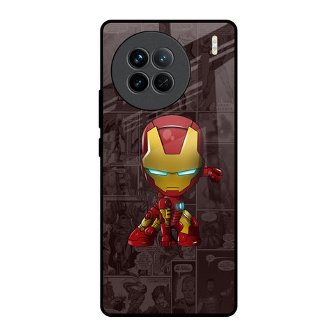 Angry Baby Super Hero Vivo X90 5G Glass Back Cover Online