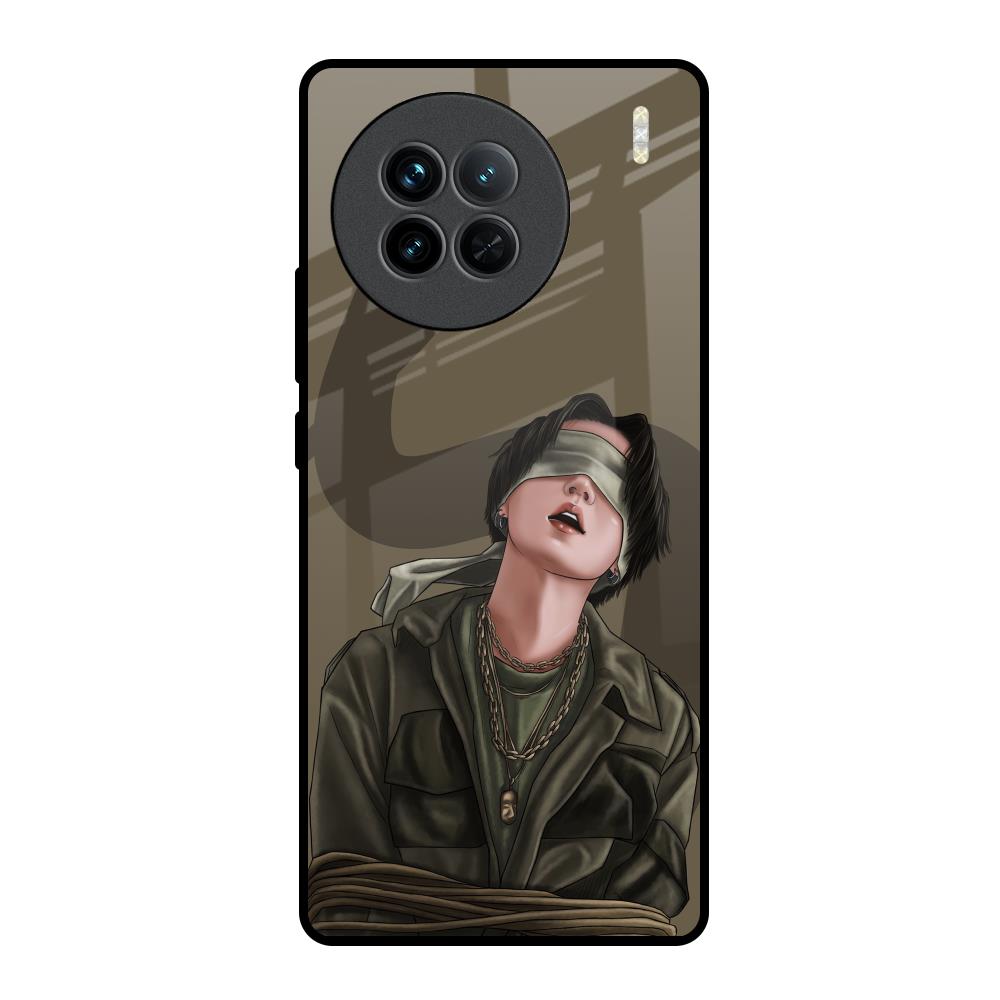 Blind Fold Vivo X90 5G Glass Back Cover Online