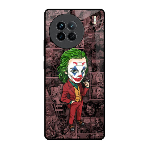 Joker Cartoon Vivo X90 5G Glass Back Cover Online