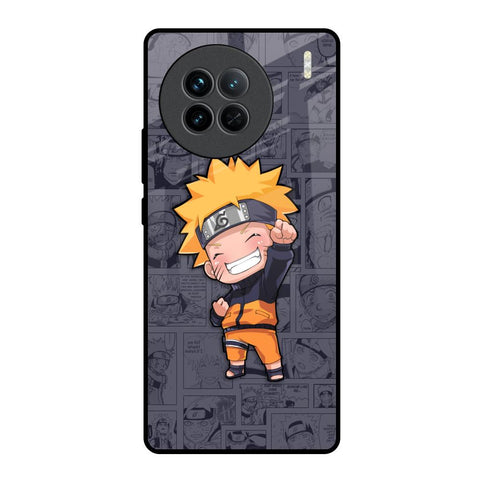 Orange Chubby Vivo X90 5G Glass Back Cover Online