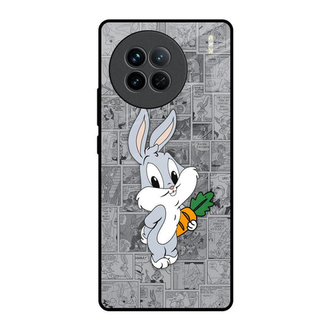 Cute Baby Bunny Vivo X90 5G Glass Back Cover Online