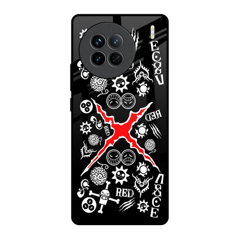 Red Zone Vivo X90 5G Glass Back Cover Online