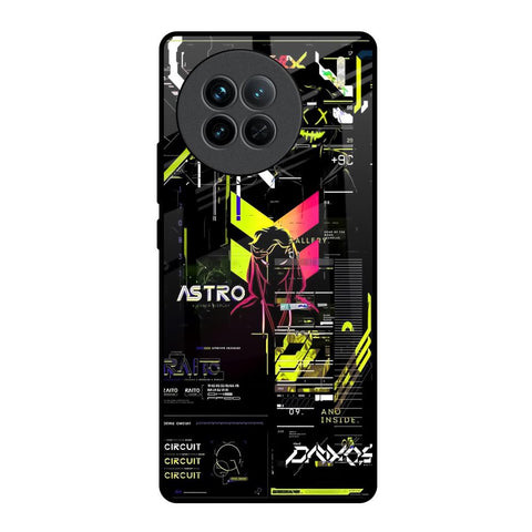 Astro Glitch Vivo X90 5G Glass Back Cover Online
