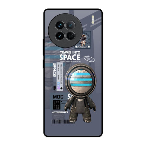 Space Travel Vivo X90 5G Glass Back Cover Online