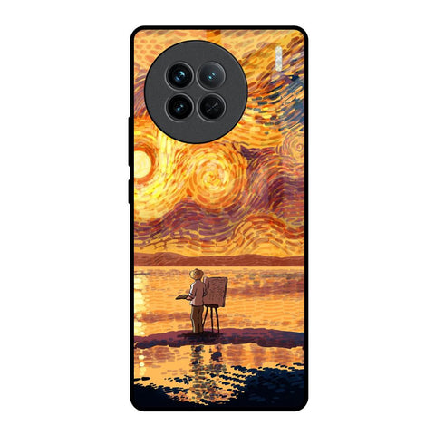 Sunset Vincent Vivo X90 5G Glass Back Cover Online