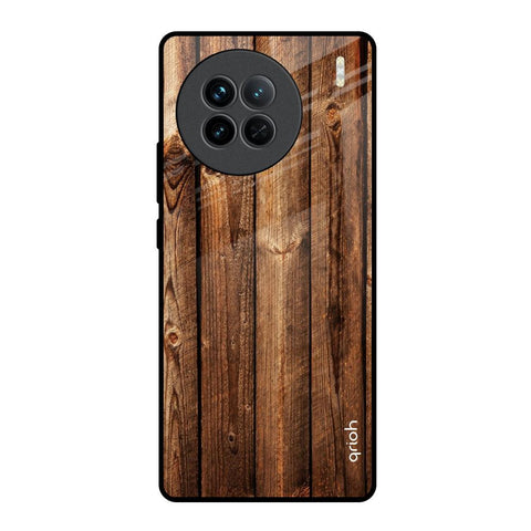Timber Printed Vivo X90 5G Glass Back Cover Online