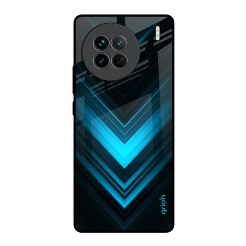Vertical Blue Arrow Vivo X90 5G Glass Back Cover Online
