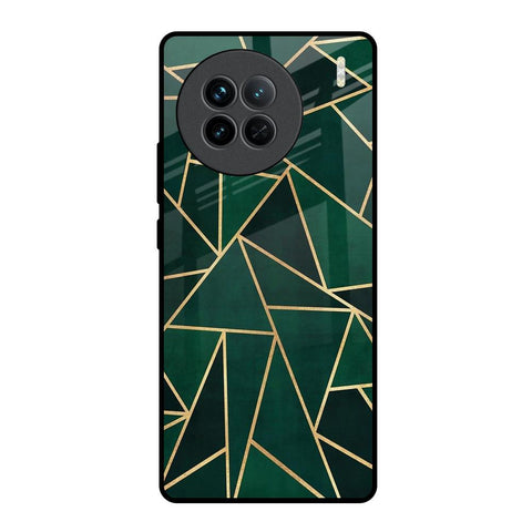 Abstract Green Vivo X90 5G Glass Back Cover Online