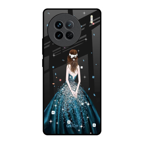 Queen Of Fashion Vivo X90 5G Glass Back Cover Online