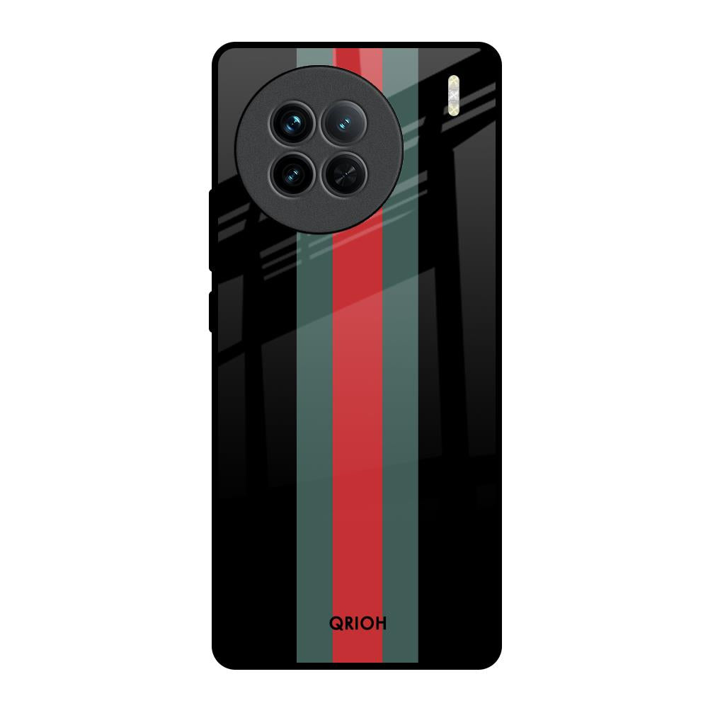 Vertical Stripes Vivo X90 5G Glass Back Cover Online