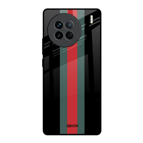 Vertical Stripes Vivo X90 5G Glass Back Cover Online