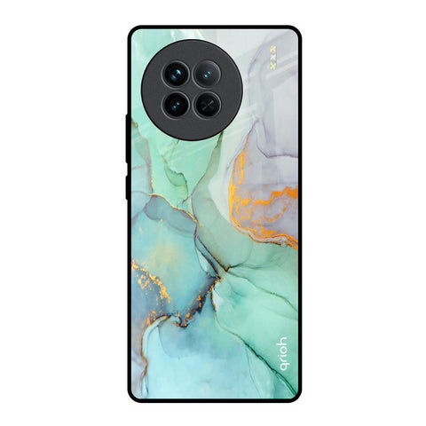 Green Marble Vivo X90 5G Glass Back Cover Online
