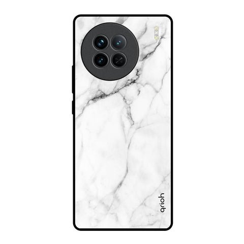 Modern White Marble Vivo X90 5G Glass Back Cover Online