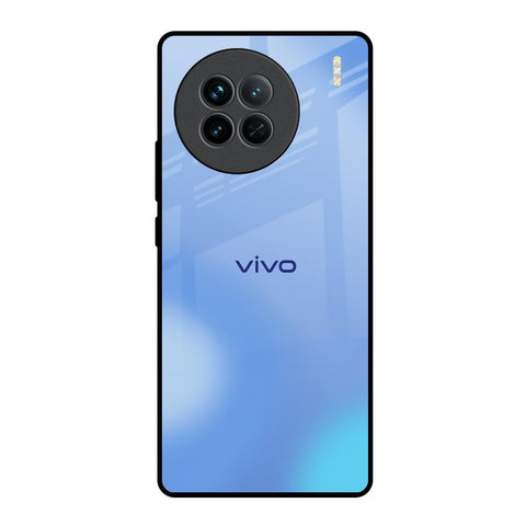 Vibrant Blue Texture Vivo X90 5G Glass Back Cover Online