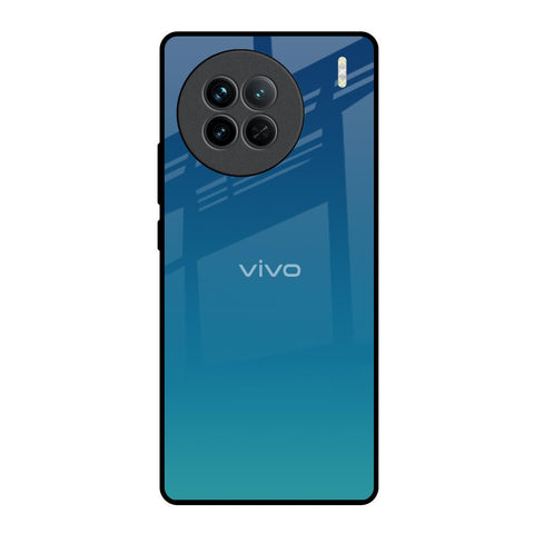 Celestial Blue Vivo X90 5G Glass Back Cover Online