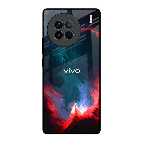 Brush Art Vivo X90 5G Glass Back Cover Online