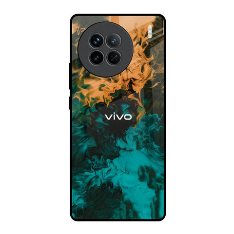 Watercolor Wave Vivo X90 5G Glass Back Cover Online