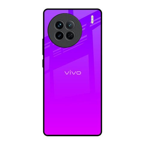 Purple Pink Vivo X90 5G Glass Back Cover Online