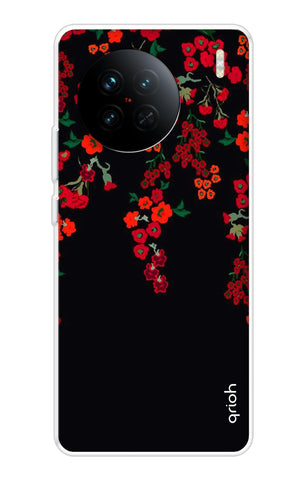 Floral Deco Vivo X90 5G Back Cover