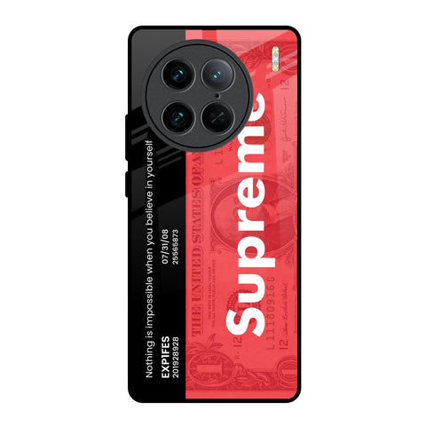 Supreme Ticket Vivo X90 Pro 5G Glass Back Cover Online