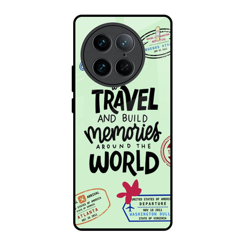 Travel Stamps Vivo X90 Pro 5G Glass Back Cover Online