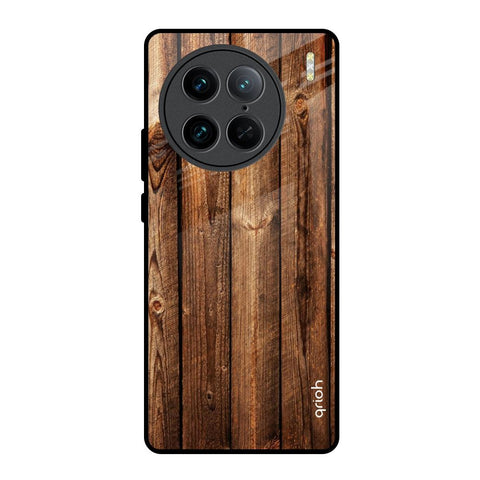 Timber Printed Vivo X90 Pro 5G Glass Back Cover Online