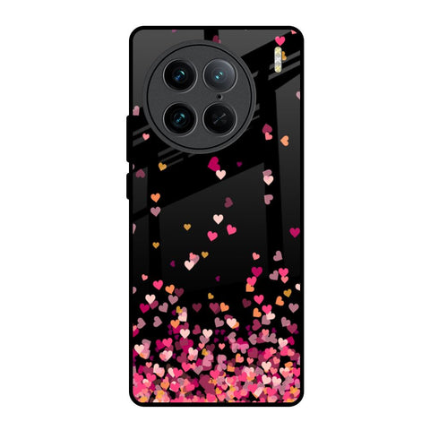Heart Rain Fall Vivo X90 Pro 5G Glass Back Cover Online