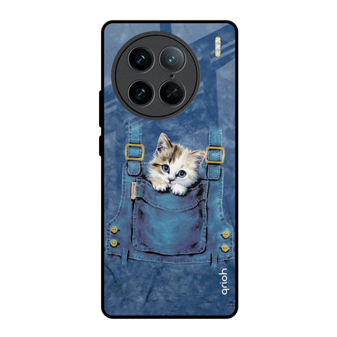 Kitty In Pocket Vivo X90 Pro 5G Glass Back Cover Online