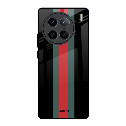 Vertical Stripes Vivo X90 Pro 5G Glass Back Cover Online