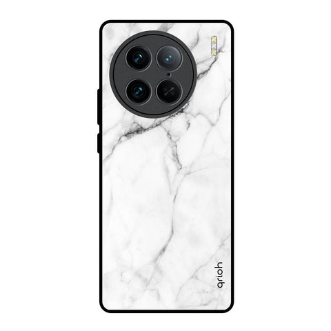 Modern White Marble Vivo X90 Pro 5G Glass Back Cover Online