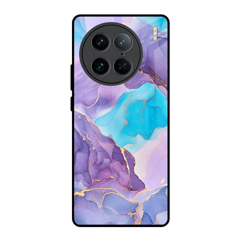 Alcohol ink Marble Vivo X90 Pro 5G Glass Back Cover Online