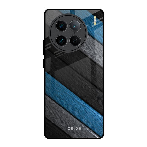 Multicolor Wooden Effect Vivo X90 Pro 5G Glass Back Cover Online