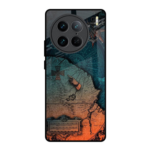 Geographical Map Vivo X90 Pro 5G Glass Back Cover Online