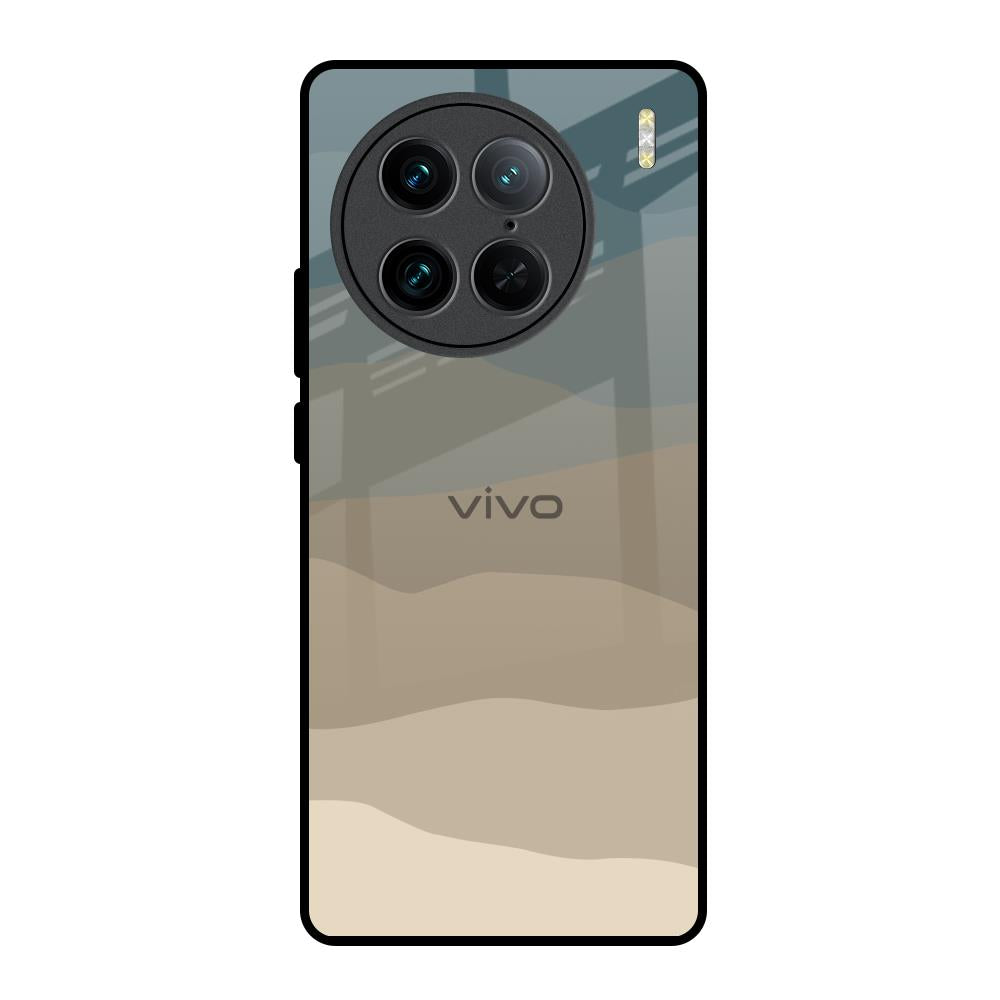 Abstract Mountain Pattern Vivo X90 Pro 5G Glass Back Cover Online