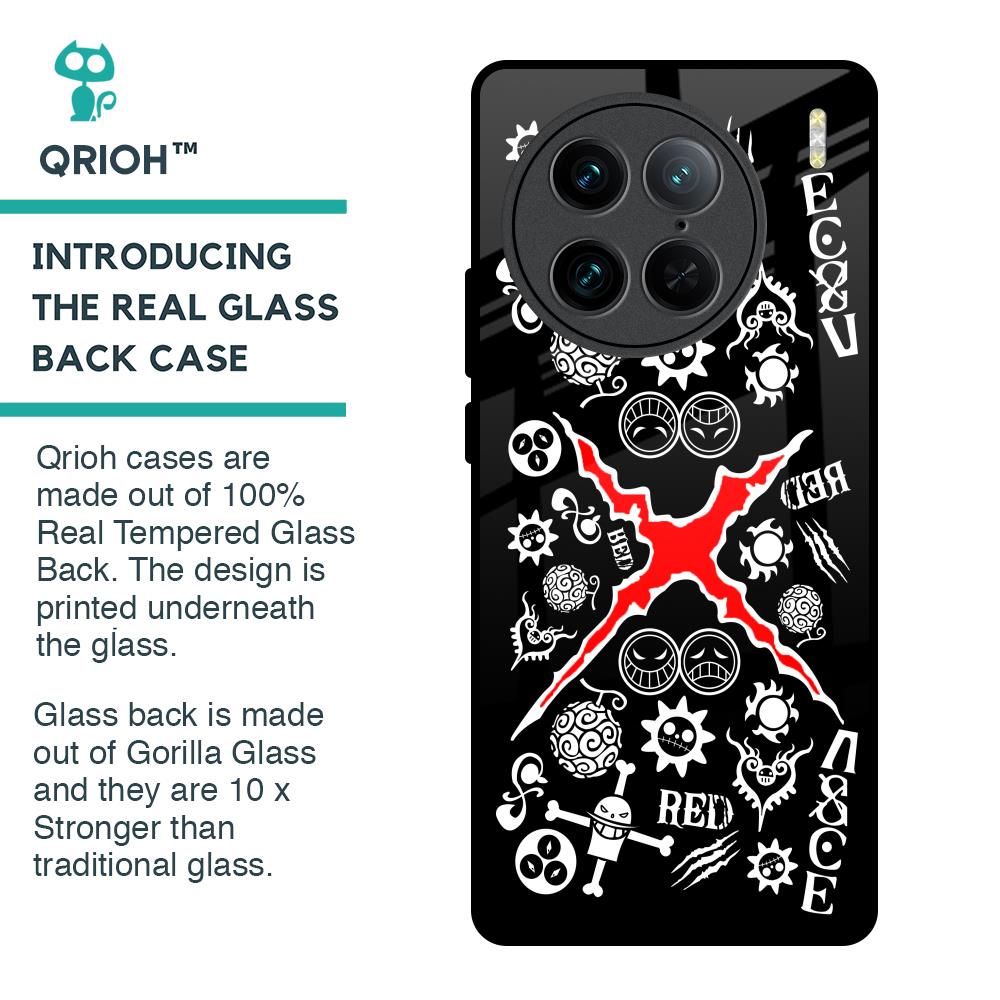 Red Zone Glass Case for Vivo X90 Pro 5G