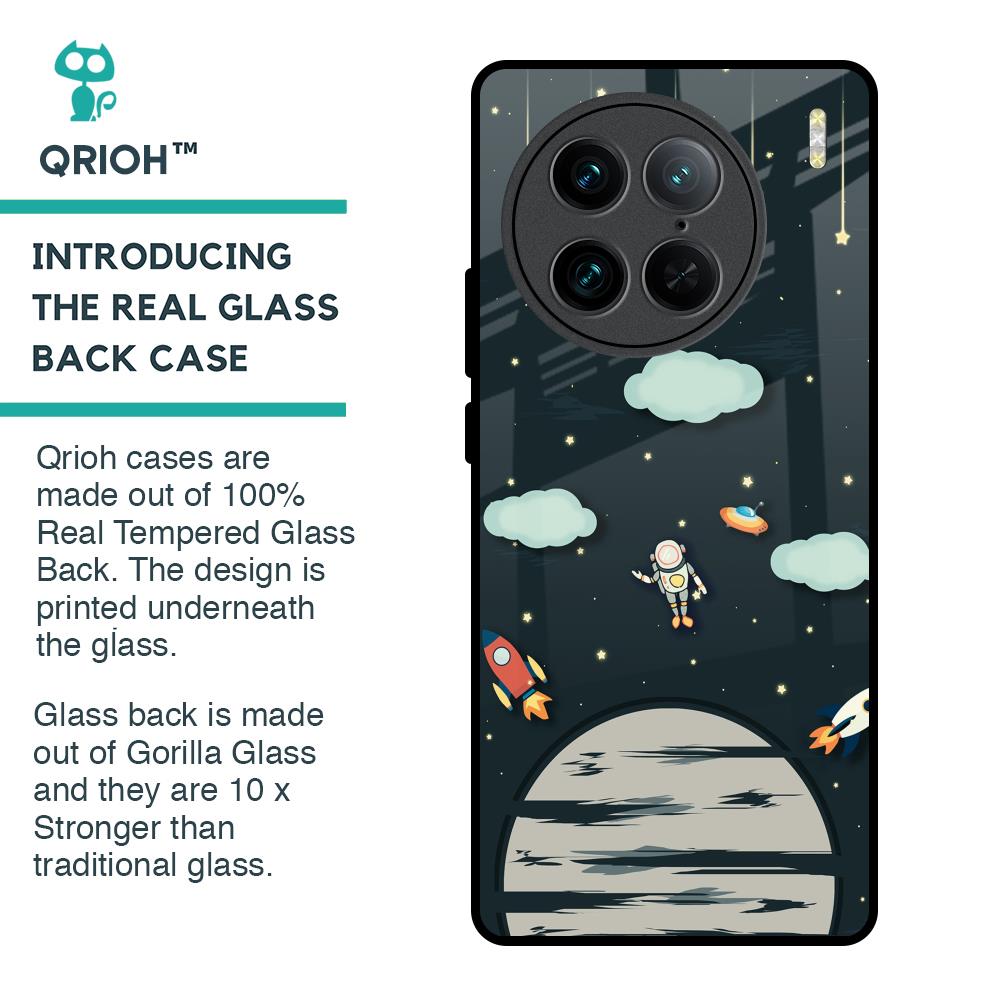 Astronaut Dream Glass Case For Vivo X90 Pro 5G