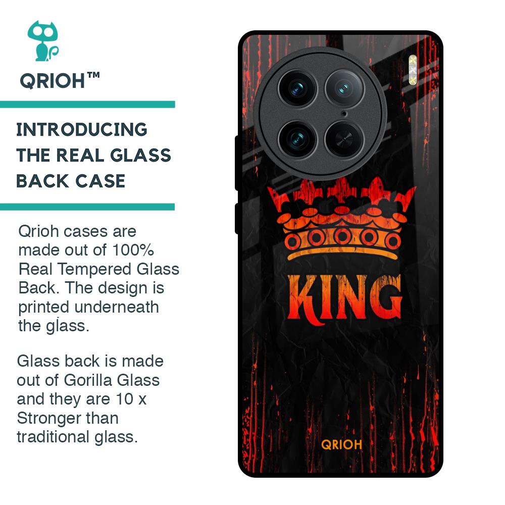 Royal King Glass Case for Vivo X90 Pro 5G