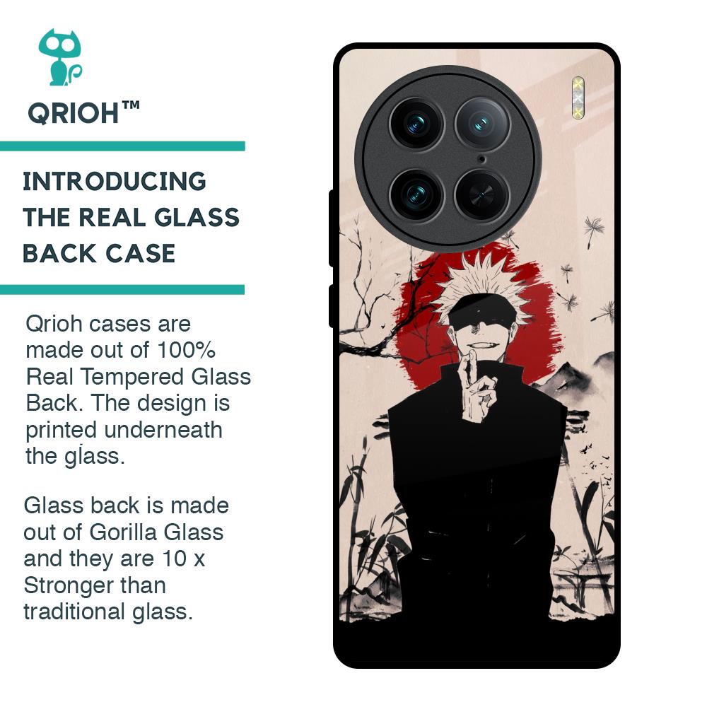 Manga Series Glass Case for Vivo X90 Pro 5G