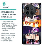Anime Eyes Glass Case for Vivo X90 Pro 5G