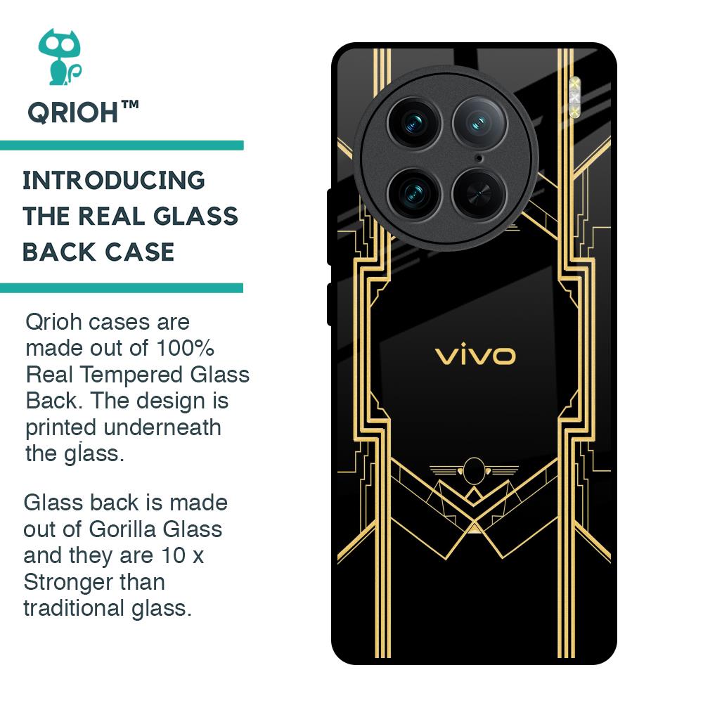 Sacred Logo Glass Case for Vivo X90 Pro 5G