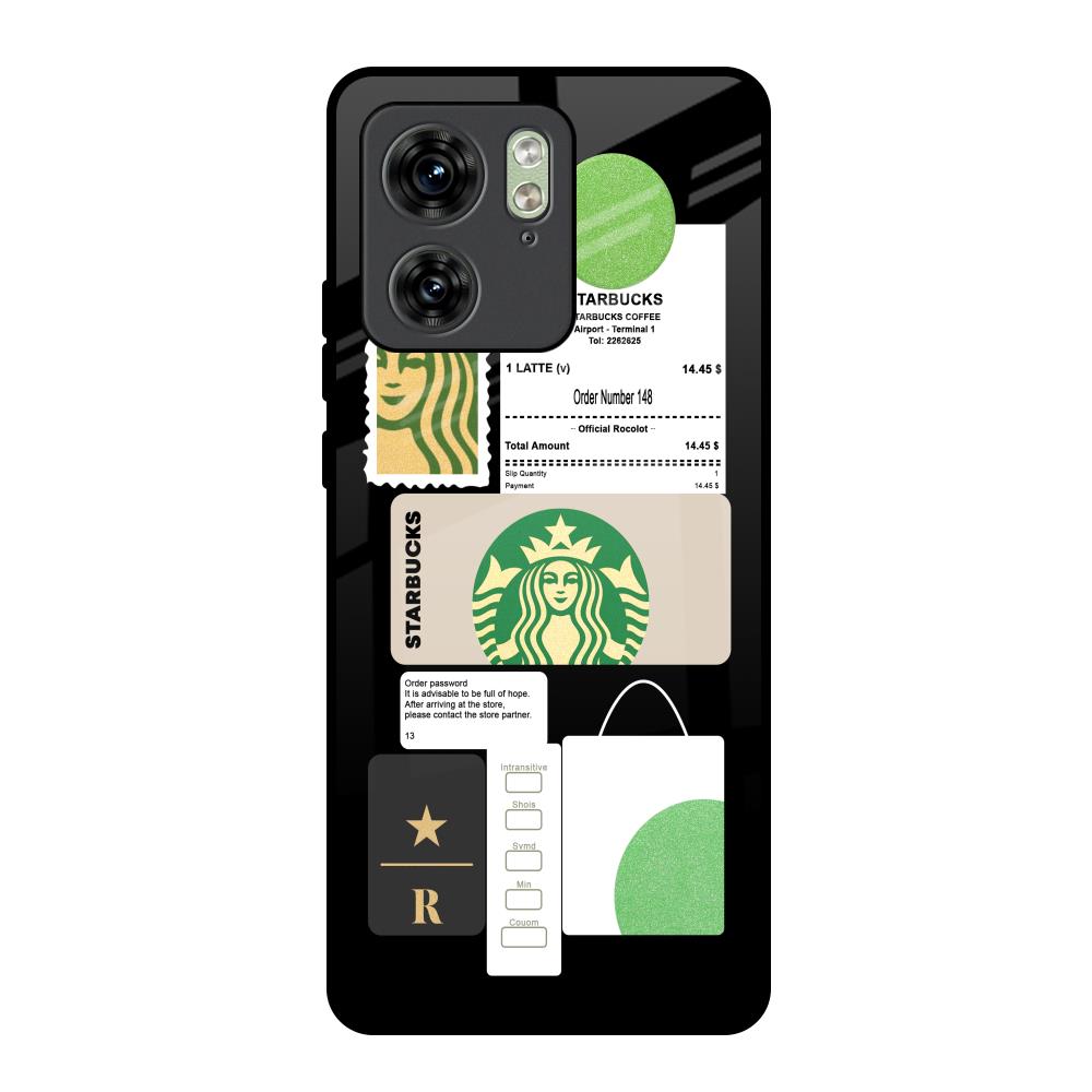 Coffee Latte Motorola Edge 40 Glass Back Cover Online