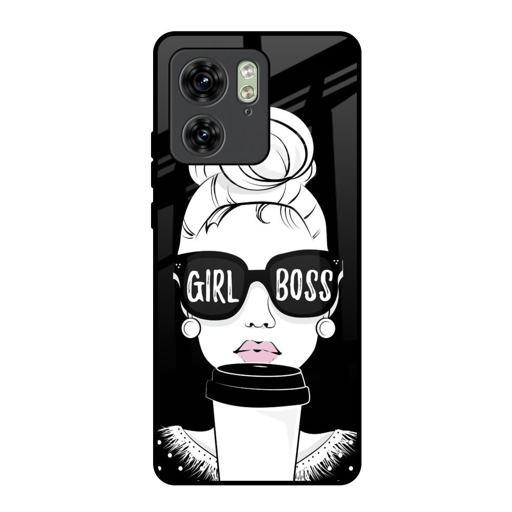 Girl Boss Motorola Edge 40 Glass Back Cover Online