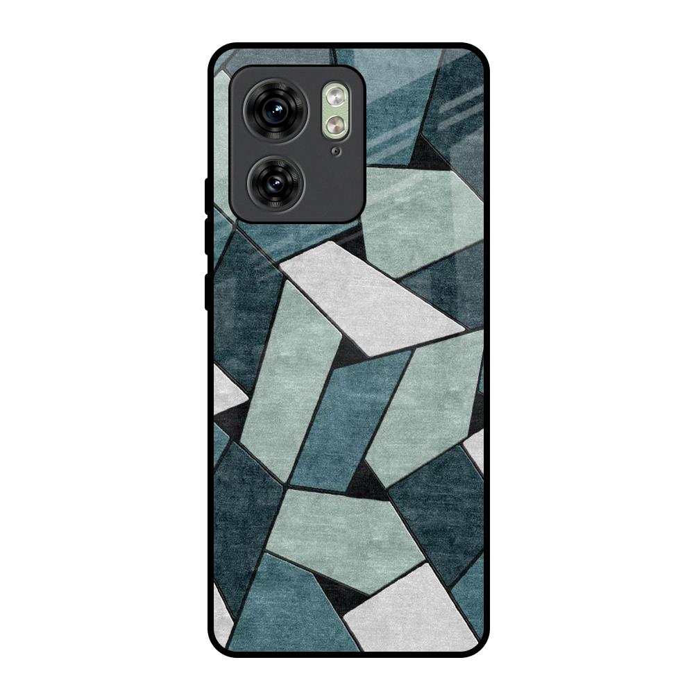 Abstact Tiles Motorola Edge 40 Glass Back Cover Online