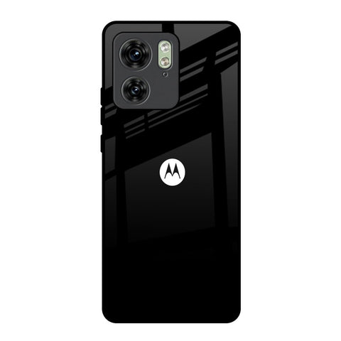 Jet Black Motorola Edge 40 Glass Back Cover Online