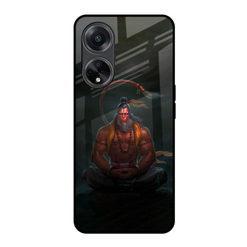 Lord Hanuman Animated Oppo F23 5G Glass Back Cover Online