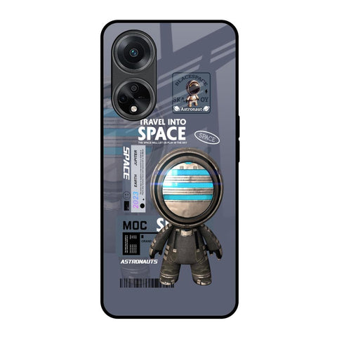 Space Travel Oppo F23 5G Glass Back Cover Online