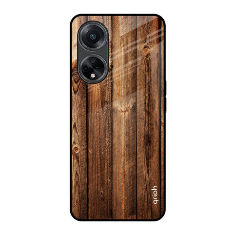 Timber Printed Oppo F23 5G Glass Back Cover Online