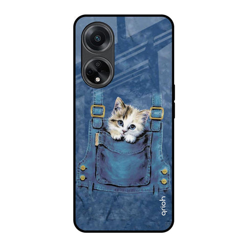 Kitty In Pocket Oppo F23 5G Glass Back Cover Online