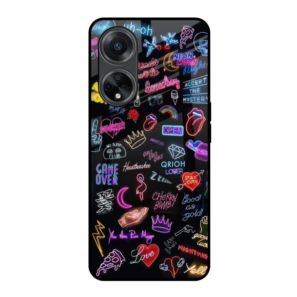 Accept The Mystery Oppo F23 5G Glass Back Cover Online