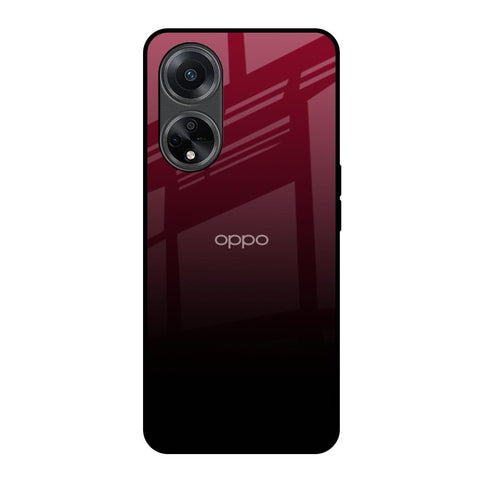 Wine Red Oppo F23 5G Glass Back Cover Online